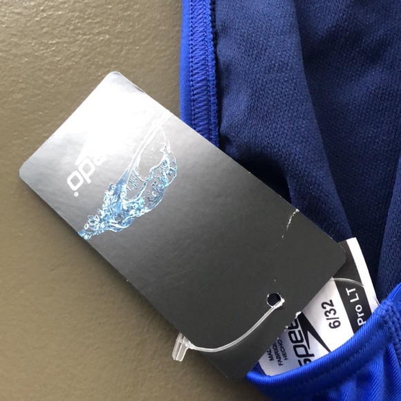 Speedo Pro LT Blue One Piece - Picture 4 of 5
